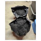 (2) 32 gallon bags nylon netting (2) 32 gallon bags nylon netting