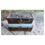 2 vintage steamer chests 2 vintage steamer chests