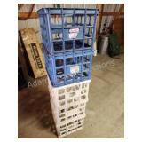 5 Sterilite plastic storage crates 5 Sterilite plastic storage crates