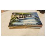 Assorted vintage postcards, unused Assorted vintage postcards, unused