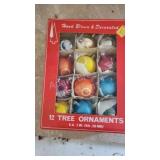 Vintage Christmas hand blown glass tree ornaments Vintage Christmas hand blown glass tree ornaments