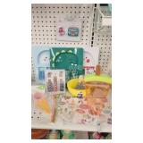 Party serving wear, plates, bowls, ice cream