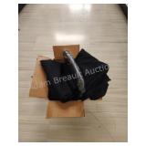 4 cloth black tablecloths, rectangle, 90 x 156
