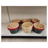 18 new small woven baskets