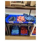 Plastic storage shelving unit, comes with