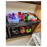 Plastic storage shelving unit, comes with