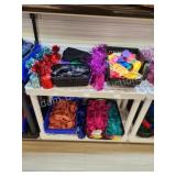 Plastic storage shelving unit, comes with