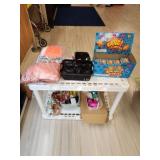 Plastic storage shelving unit, comes with