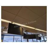 4 sections wavy hanging display banner boards