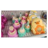 8 ice scream man cups, 5 sensory chicks