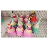 10 Ice Cream Man, 2 cups with straws