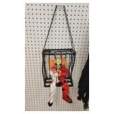 Screaming Halloween decoration, animated