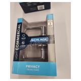 New Schlage Light commercial privacy door handle,