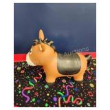 Horse sit-on bouncy toy