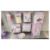 Unicorn Birthday Party dï¿½cor - candles, banners,