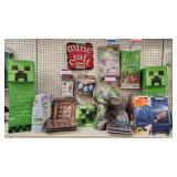 Minecraft Bithday Party Decor - pinatas, cups
