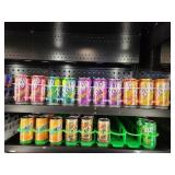 60 cans Faygo pop, red pop twist grape Orange and