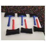 6 velcro heavy duty axe throwing axes