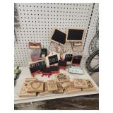 New miscellaneous craft supplies and stamps