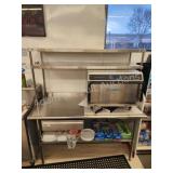 Regency stainless steel commercial prep table, 30