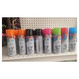 Temporary hair color - orange , black , pink and