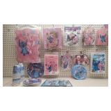 Stich and Angel birthday party decor,