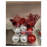 New assorted Christmas decor, ornaments, etc