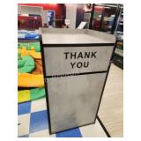 Commercial 35 gallon trash can cabinet 2, like new