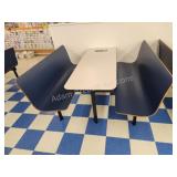 Plymold 8 ft seating booth 2, like new,
