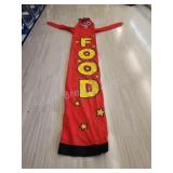 NEW 10 ft FOOD inflatable dancing tube, 19 in