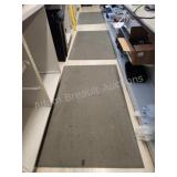 3 rubber foam floor mats