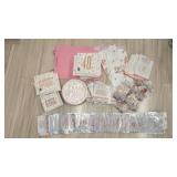 Pink 40th Birthday Supplies - plates, napkins,