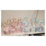 Pink and Blue Thank You Gift Bags