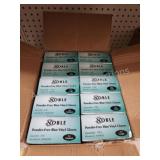 1000 Noble powder-free blue vinyl disposable, M/L