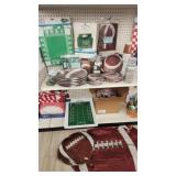 Football Game Time Party Supplies- utensil catty,
