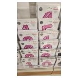Pink number balloons