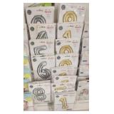 Silver and Gold number balloons