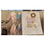 Baby gift bags and bows