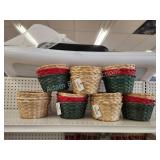 21 new small woven baskets
