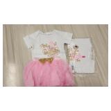 1st Birthday Onesie/Skirt - size 12/18 months