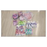 Flower Birthday Party Decor - plates, napkins ,