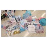 BOY Blue Gender Reval Party Supplies- team