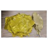 36 Yellow Mylar Balloons- star, feather