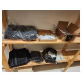 Miscellaneous netting, metal hooks, hanging