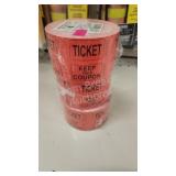 3 rolls raffle tickets (1500)