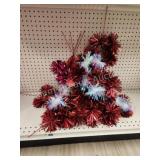New holiday time pom pom spray picks