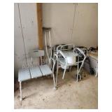 Assortment Medical supplies- walkers, shower