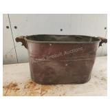 Vintage antique copper boiler