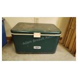 Vintage Thermos metal flip top cooler