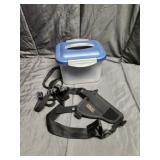 Sterilite storage tote with Uncle Mike